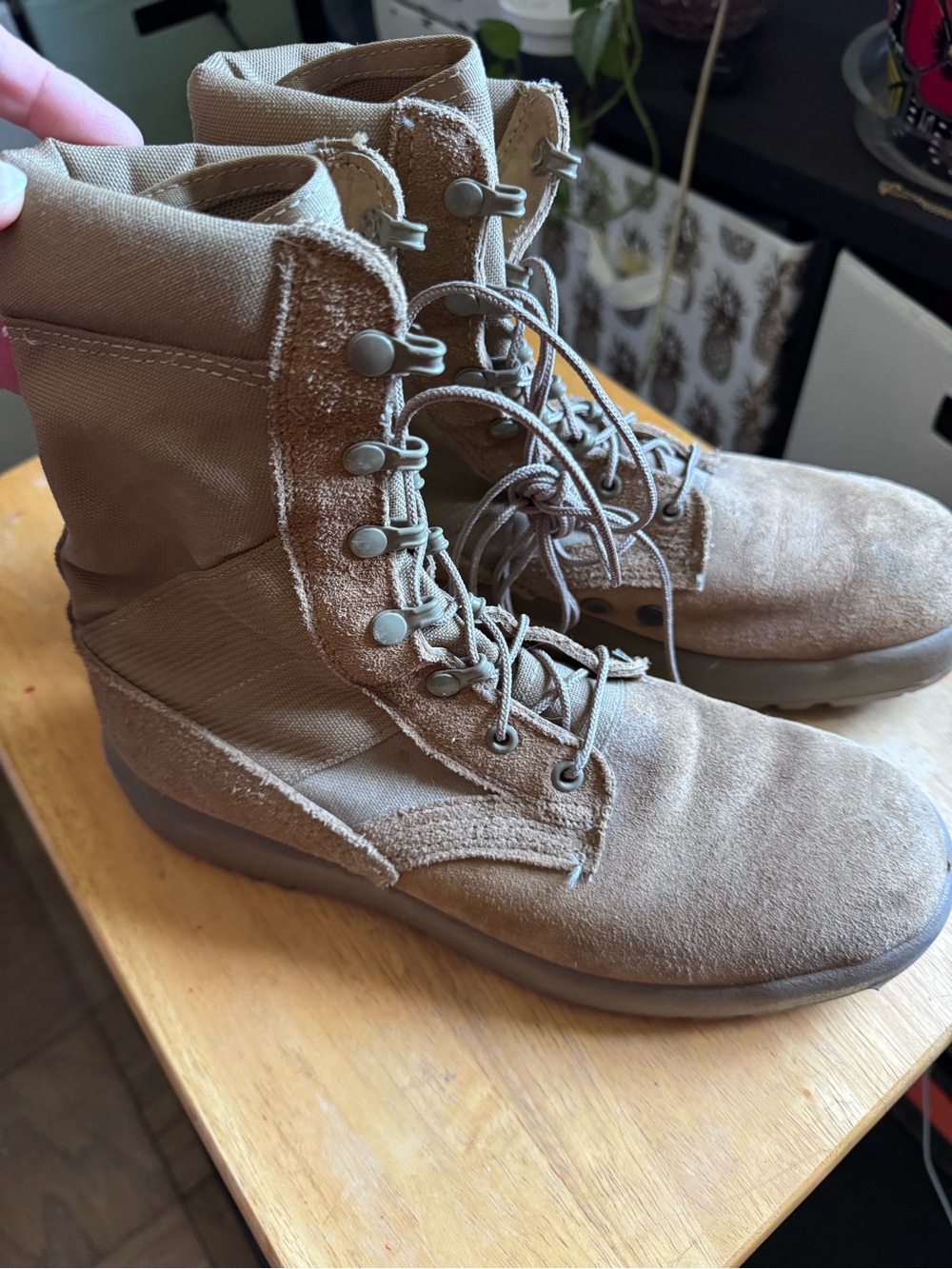 Belleville AHWC Hot Weather Military Combat Boots Coyote 18-D-1001 Men's 9 R